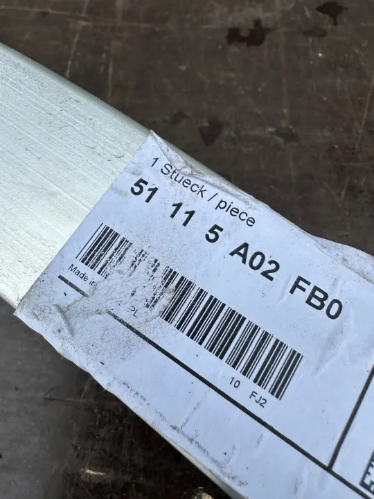 Viga do para-choques dianteiro OEM 5A02FB0/5A02FA9 BMW 5 G60 image 4
