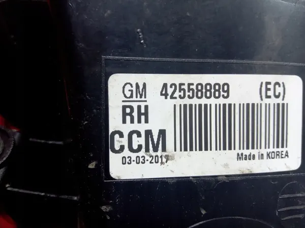 OPEL MOKKA Luz Trasera Derecha OE 42558889 image 7