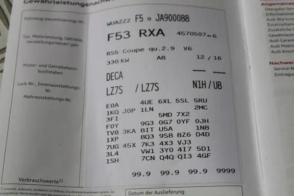 Acoplamento hidráulico Audi RS5 2.9 V6 TFSI 2017- image 4