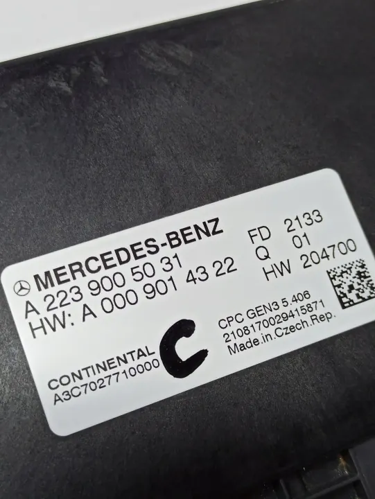 Módulo controlo caixa Mercedes W206 A2239005031 image 4