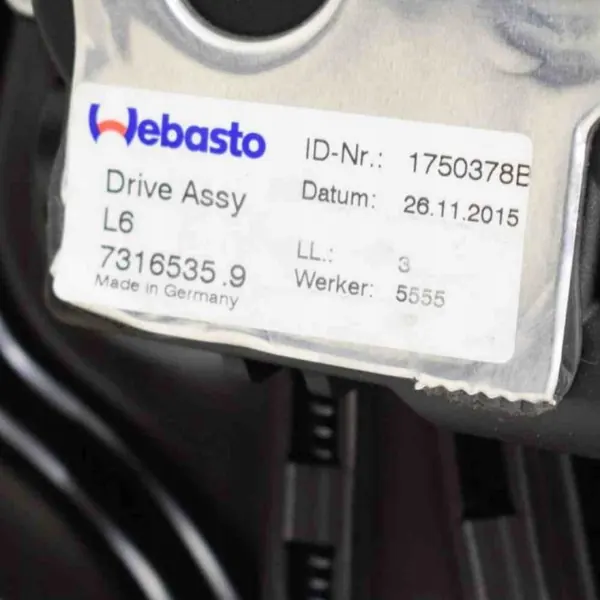 BMW 7 G11 G12 schuifdak OEM 67617316535 image 3