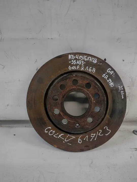 Disco de Freio Dianteiro Volkswagen Golf IV, V 280mm image 5