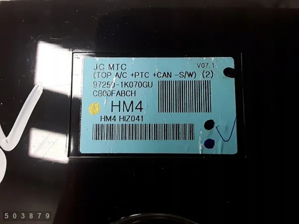 Hyundai Ix20 klimatkontrollmodul OEM 972501K070GU image 4