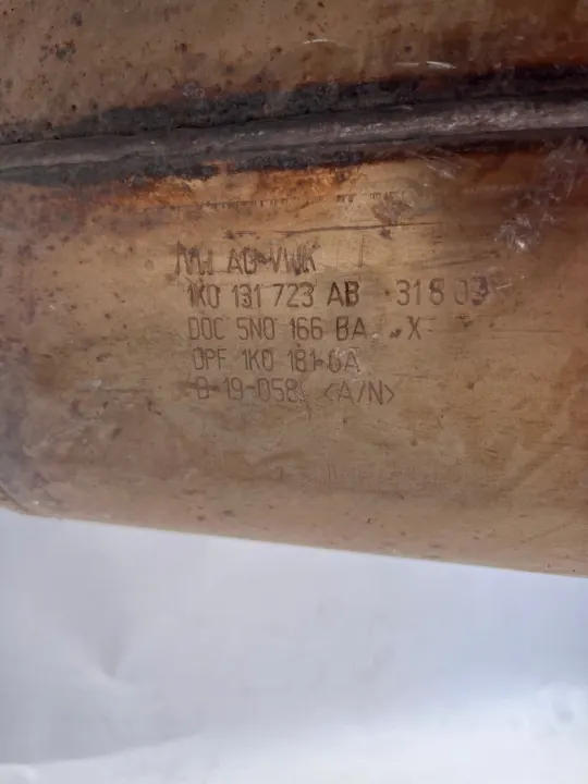 Catalisador FAP OEM 1K0131723AB para Audi A3 8P Golf VI image 5