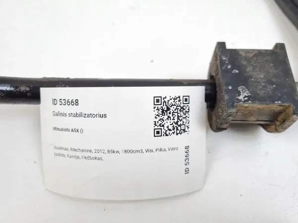 Mitsubishi ASX Achterstabilisator OEM MAM53668 image 5
