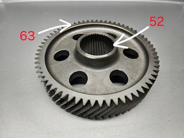 Roues dentées 63 dents DL382 S-Tronic Audi image 2