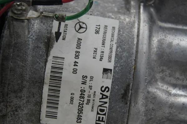 Compresor de Aire Acondicionado Mercedes W205 2.2 CDI A0008304400 image 4