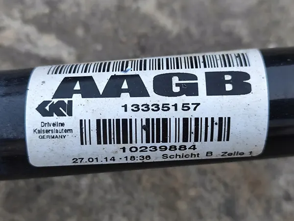 OPEL ASTRA J IV GTC 2.0 CDTI Höger Halvaxel 13335157 image 4