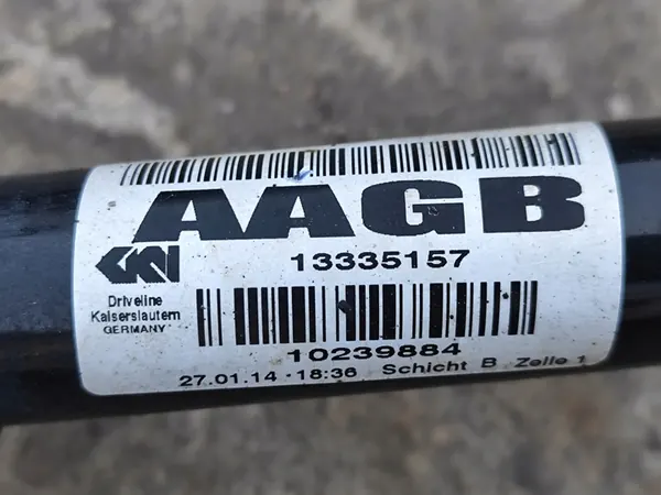 OPEL ASTRA J IV GTC 2.0 CDTI Höger Halvaxel 13335157 image 5