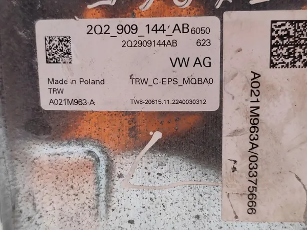 Module de direction OEM 2Q2909144AB pour VW Polo 1.0 TSI image 7