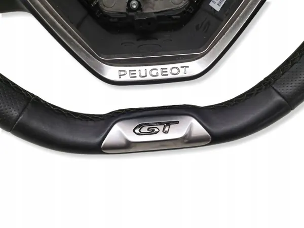 Läder Multifunktionsratt OEM 98453341ZD Peugeot image 3
