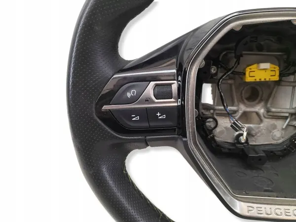 Läder Multifunktionsratt OEM 98453341ZD Peugeot image 4