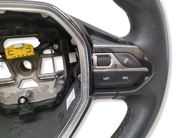 Läder Multifunktionsratt OEM 98453341ZD Peugeot image 5