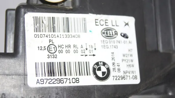 BMW 1 F20 11-15 Farol Esquerdo image 2