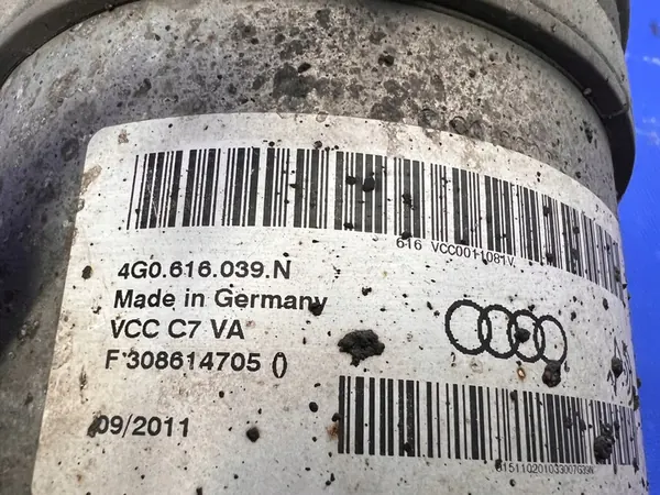 AUDI A6 C7 Amortiguador Neumático Izquierdo Frontal 4G0616039N image 3