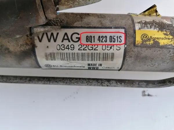 Caixa de direção 6Q1423051S VW Polo IV 1.2B image 3