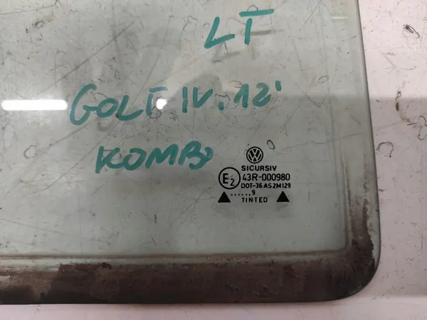 Vitre arrière gauche petite VW Golf IV Break OEM RTEKO PAW626 image 3