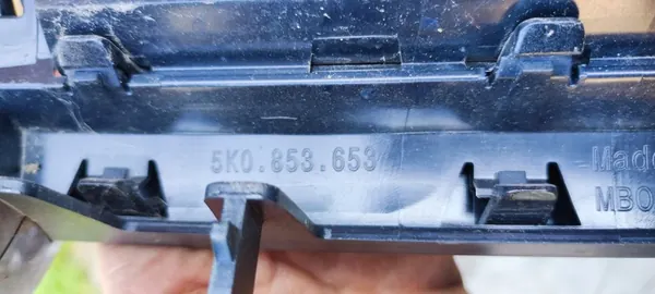 VOLKSWAGEN GOLF VI GRILL FRONT 5K0853651AG image 8