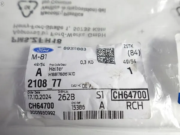 Supporto paraurti posteriore FORD FIESTA MK8 17-23 image 4