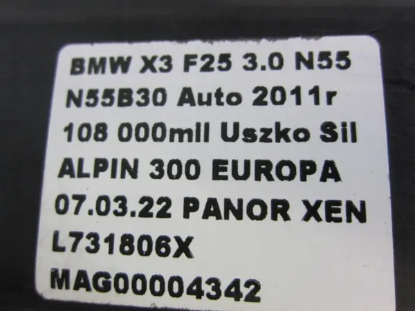 BMW X3 F25 Aktivkohlefiltergehäuse OEM 7216548 image 8