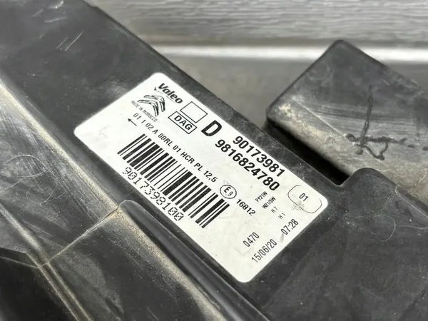 VOOR LINKS RECHTS LAMPENSET CITROEN BERLINGO IV OEM image 7