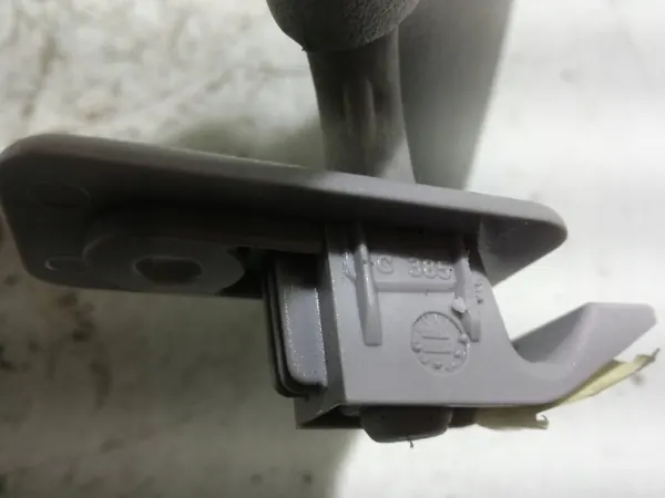 Fiat Panda aurinkosuoja oikea valkoinen OEM 735362753 image 3