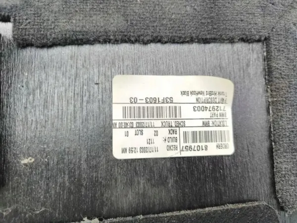 Tapete de bagageira BMW X5 E53 2004 OEM 8107957 image 6