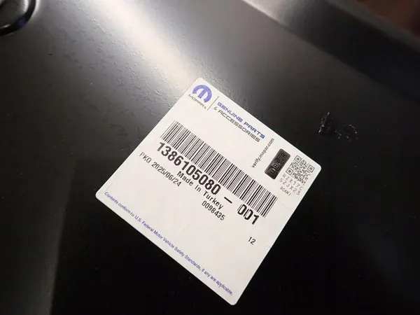 Parafango anteriore destro BIPPER NEMO FIORINO OEM 1386105080 image 2