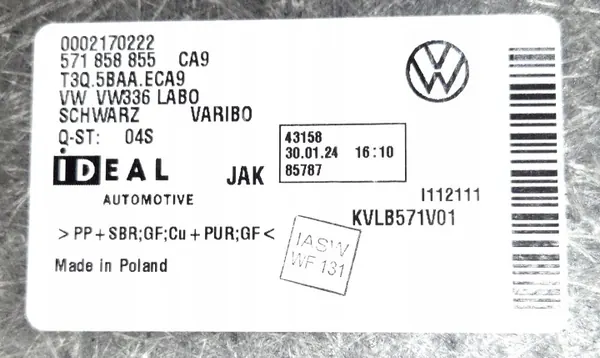 Suelo de maletero VW Tiguan III CT1 OEM 571858855 CA9 image 10