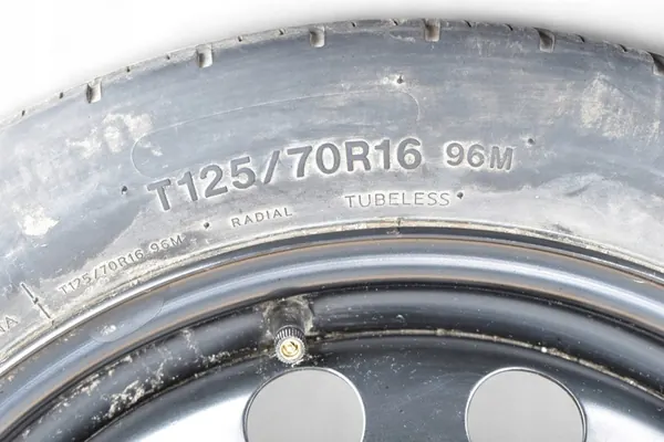 Reservewiel VW SEAT SKODA AUDI R16 3.5" x 16" 5x112 ET25.5 image 3