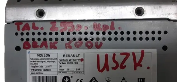 Radio Renault OE 281152370R pour Master/Trafic - Occasion image 3