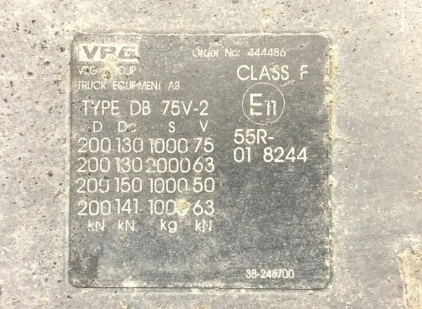 VBG20-1075 Scania Perävaunun kytkintanko image 6