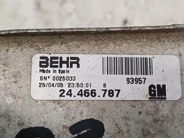 Intercooler OPEL CORSA 3 III 1.3CDTI image 6