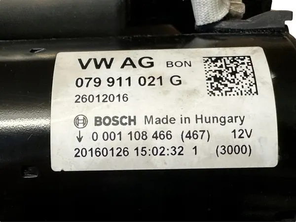 Arrancador AUDI VW 079911021G image 2