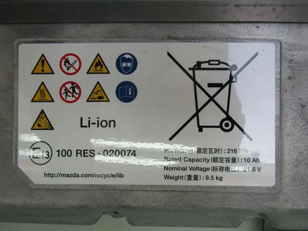 Batterie Mazda BDMC-67ZB3-F 100Ah d'occasion OEM image 4