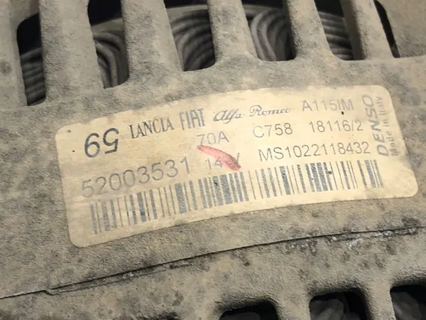 ALTERNATOR FIAT QUBO 1.4 78KM image 4