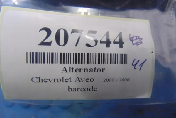 CHEVROLET AVEO ALTERNATOR 1.2B image 6