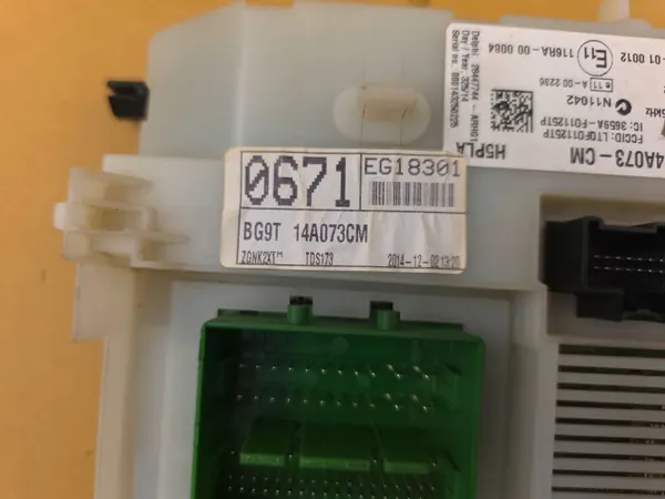 Ford BCM-moduuli OEM BG9T-14A073-CM Käytetty image 8
