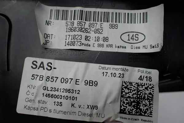 Konsoleablage OEM 57B857097E für Skoda Karoq 23R image 8