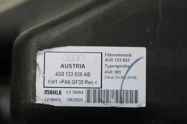 Audi Luftfiltergehäuse OEM bt-cars-37070 Gebraucht image 6