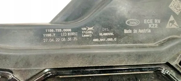 AUDI Q7 4M0 LIFT 2020- FAROL ESQUERDO FULL LED 4M0941085C image 6