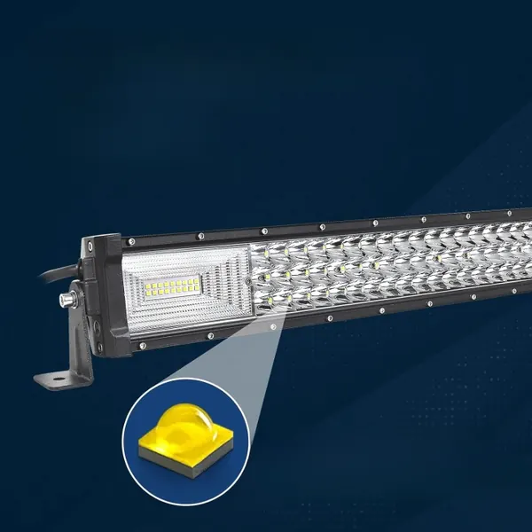 LED BAR LIGHT 675W 12V/24V työlamppu traktorille SUV:lle image 6