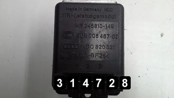 Audi värmefläktresistansrelä OEM AM-314728 image 3