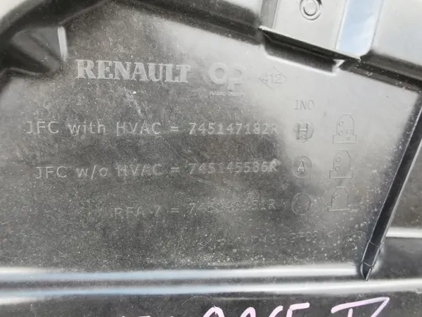 Bac de coffre Renault Espace V OEM 745147182R image 6