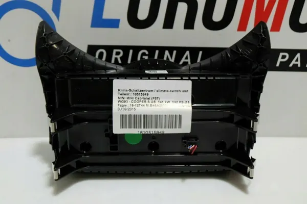 Mini Cooper F56 F55 ilmastointipaneeli OEM EMG28821 image 4