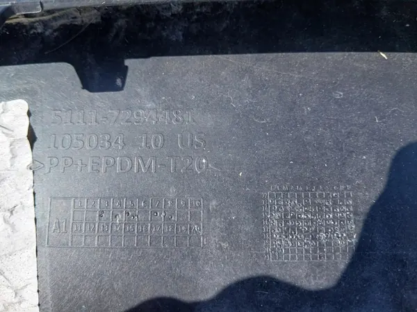 Copertura inferiore paraurti anteriore BMW X5 F15 OEM image 10