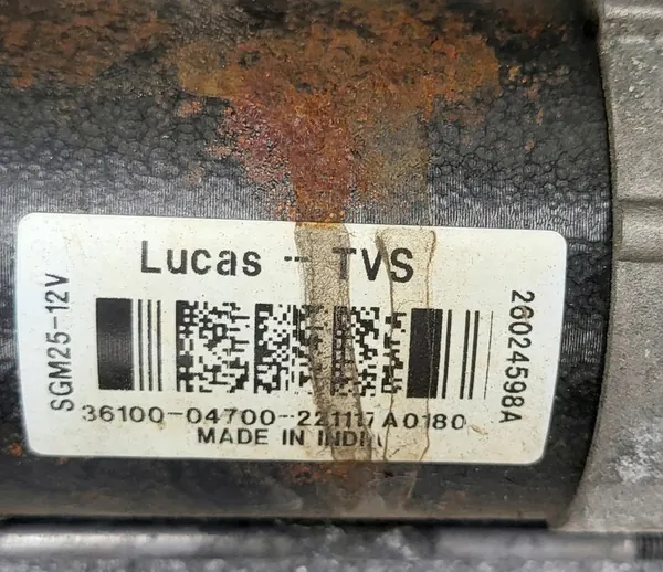 Motor de arranque Hyundai 1.2 G4LA image 2