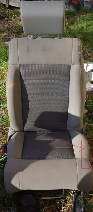 Mécanisme de poignée de siège gauche Jeep Wrangler JK 2007-2011 image 2