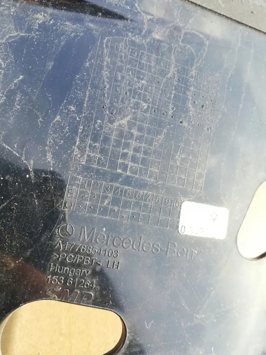 Mercedes A-luokka W177 Puskimen Kiinnitysliukusuoja Vasemmalle Edessä OE A1778854103 image 4