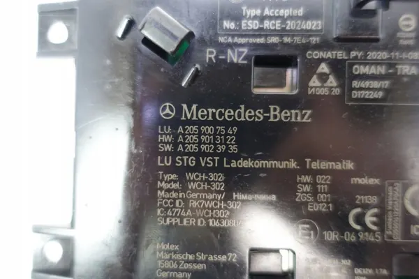 Mercedes A2059007549 Draadloze oplaadmodule image 4